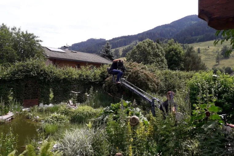 Bild: ORF für Dreharbeiten beim „Kreativ Laden Leogang“ zu Gast