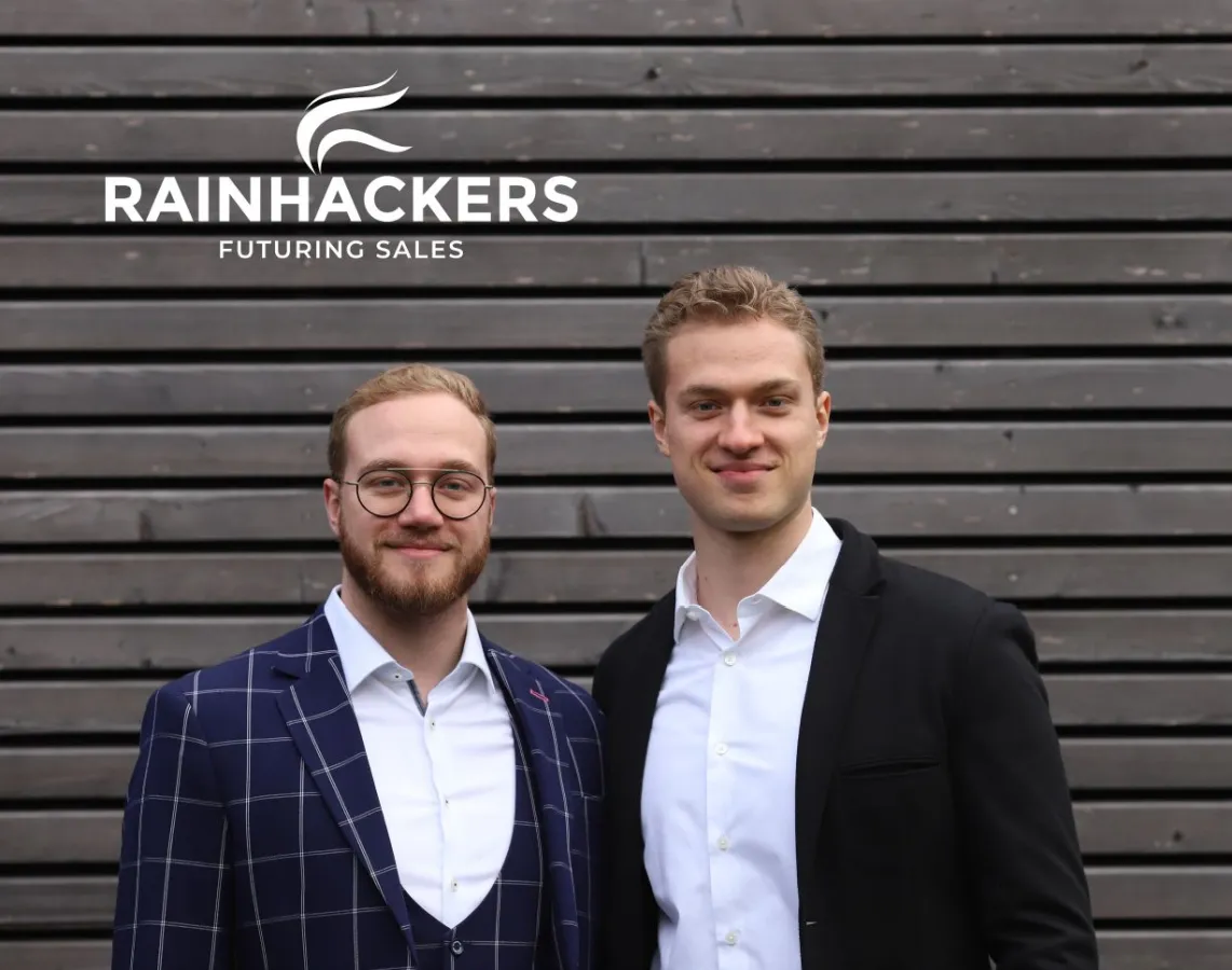 v.l.n.r. Lutz Fromme (CFO) , Lorenz Fromme (CEO) (© Rainhackers AG)