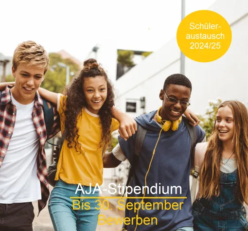 Bild: AJA-Stipendium für Schüleraustausch – Jetzt noch schnell bewerben! 