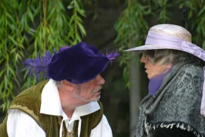 Eine gewandete Zeitreise im Zwinger - Rottenburg am Neckar Bild: Eine gewandete Zeitreise im Zwinger - Rottenburg am Neckar