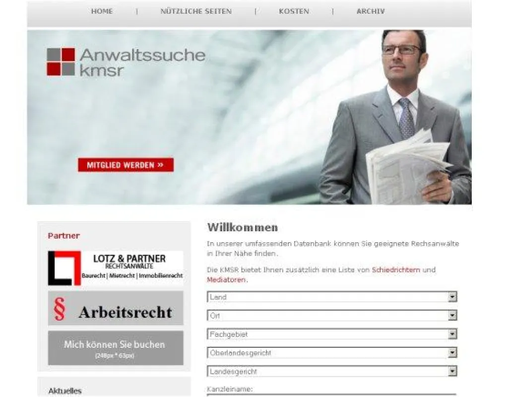 Anwaltssuche www.kmsr.de