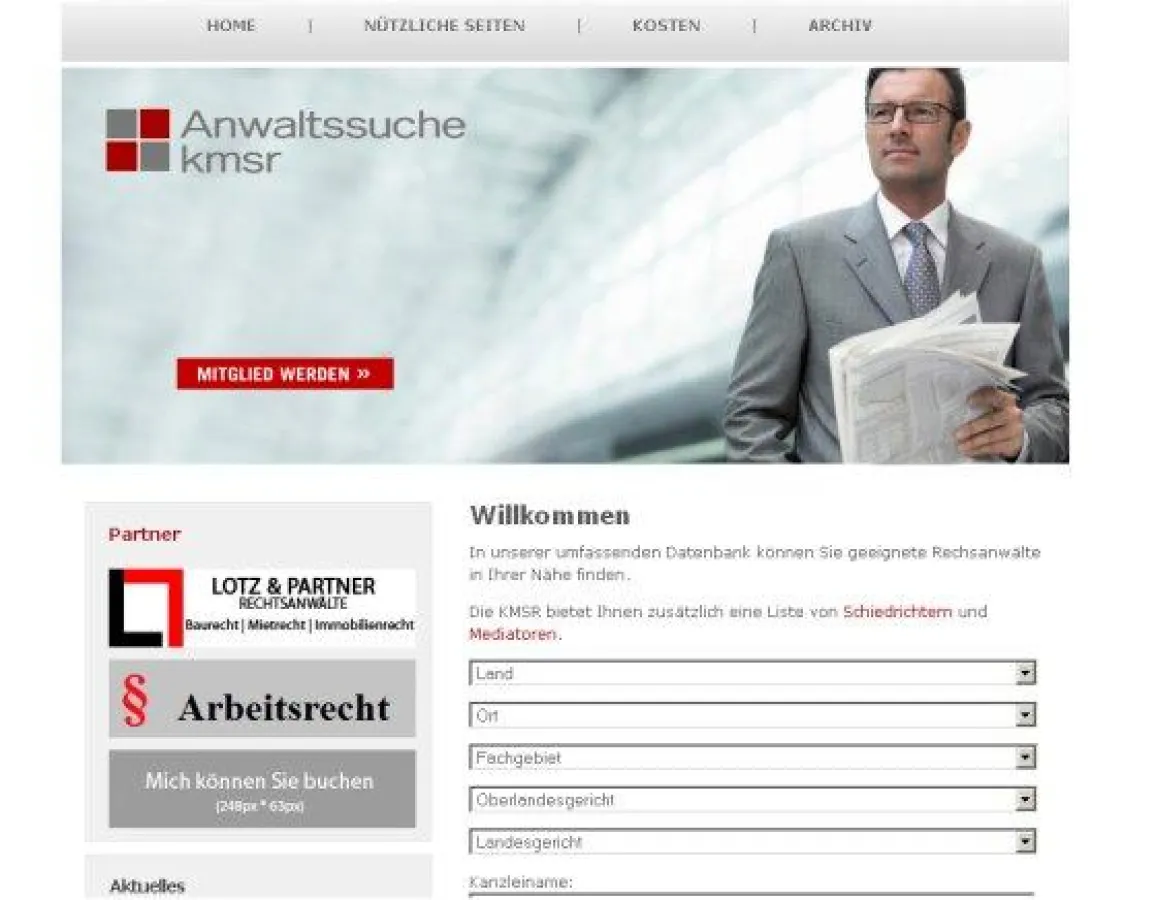 Anwaltssuche www.kmsr.de