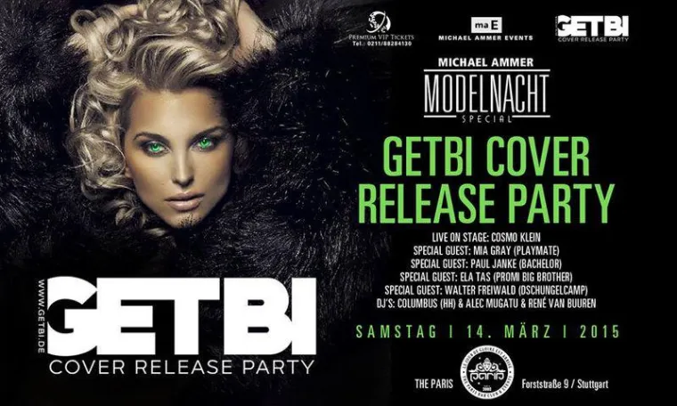Bild: Viele Prominente: GETBI Cover-Release Party in Stuttgart