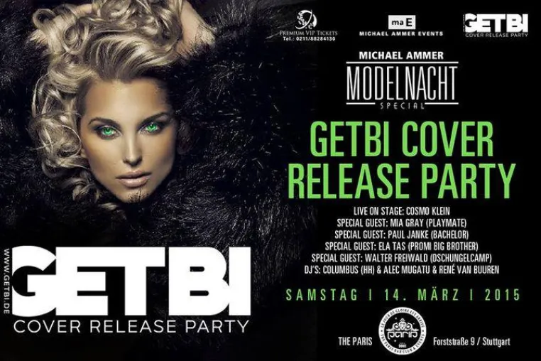 Bild: Viele Prominente: GETBI Cover-Release Party in Stuttgart