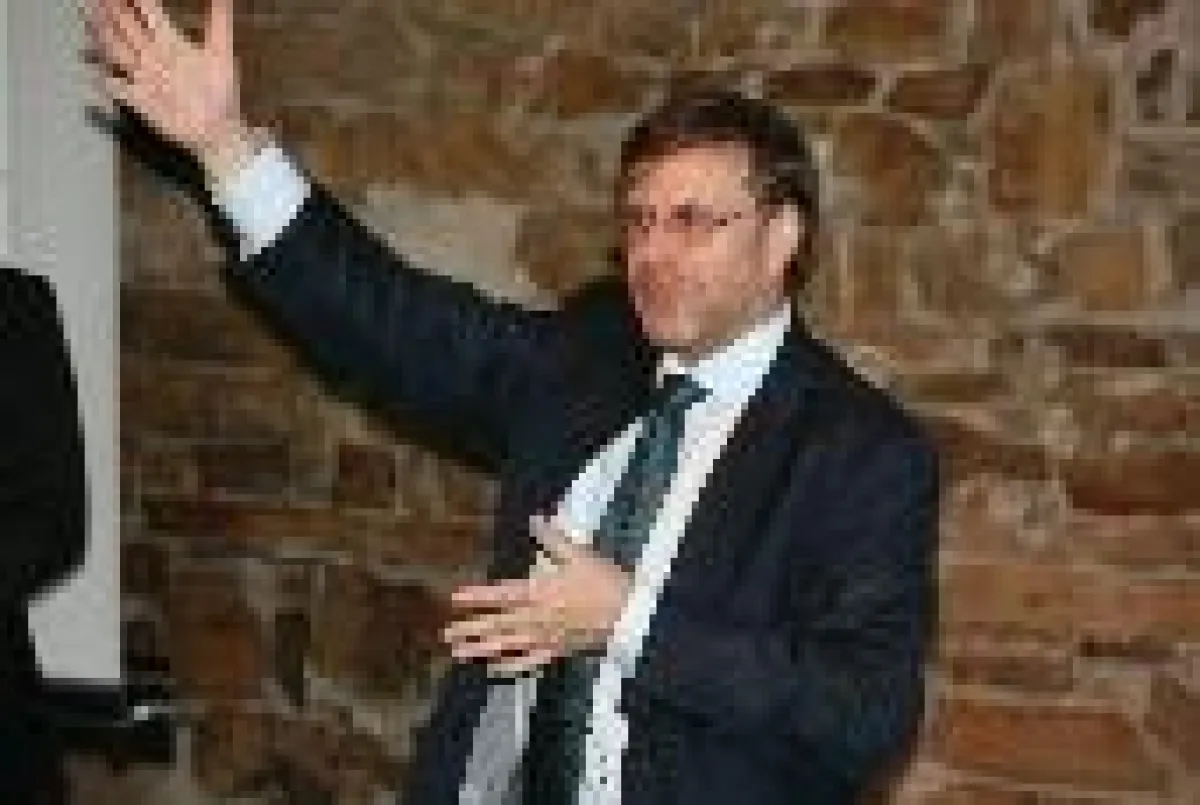 Prof. Dr. Gunter Dueck bei seinem Vortrag bei der Staufen AG