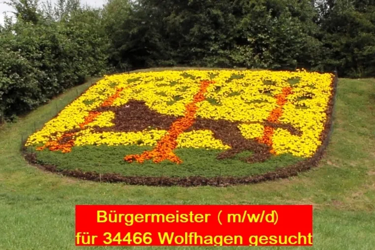 Bürgermeister (m/w/d) für Wolfhagen in Nordhessen gesucht! Bild: Bürgermeister (m/w/d) für Wolfhagen in Nordhessen gesucht!