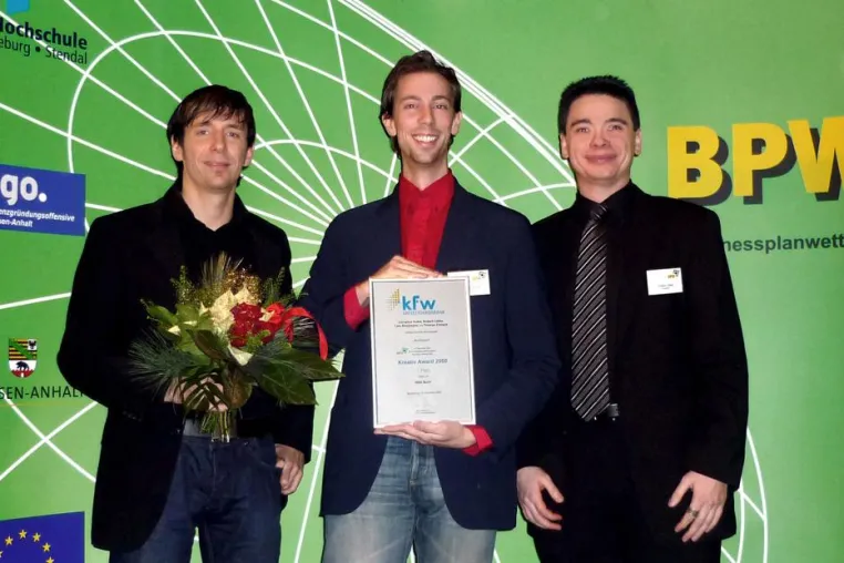 Bild: Audiogent erhält Kreativ-Award 2008