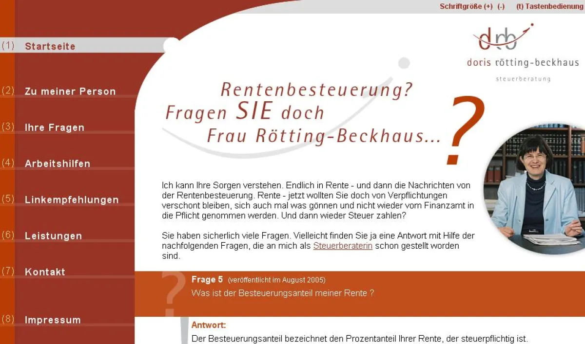 Neues Internetportal www.fragen-zur-rentenbesteuerung.de gibt Hilfestellungen zu Fragen der neuen Rentenbesteuerung