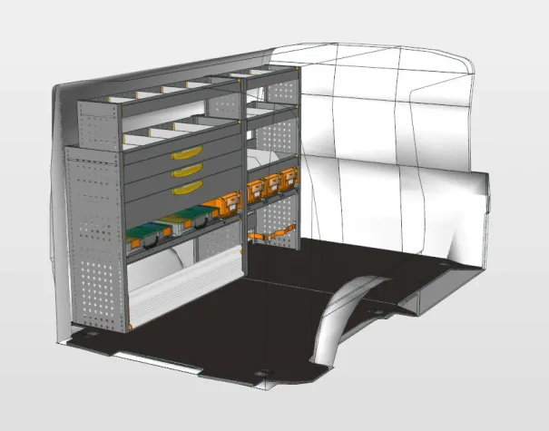 Bild: Service Fahrzeug VW T6 L1H1 für Elektroinstallation