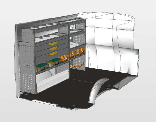 Bild: Service Fahrzeug VW T6 L1H1 für Elektroinstallation