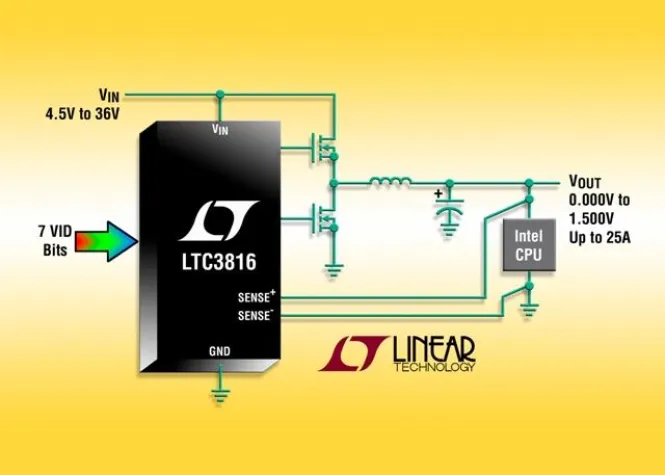 Bild: Linear Technology: IMVP-6/6+/6.5-konformer Einphasen-DC/DC-Controller