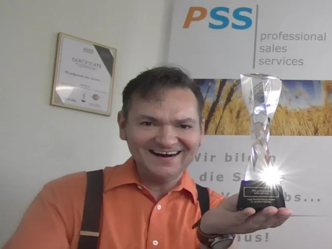 PSS professional sales services wird mit dem HIPE-Award ausgezeichnet Bild: PSS professional sales services wird mit dem HIPE-Award ausgezeichnet