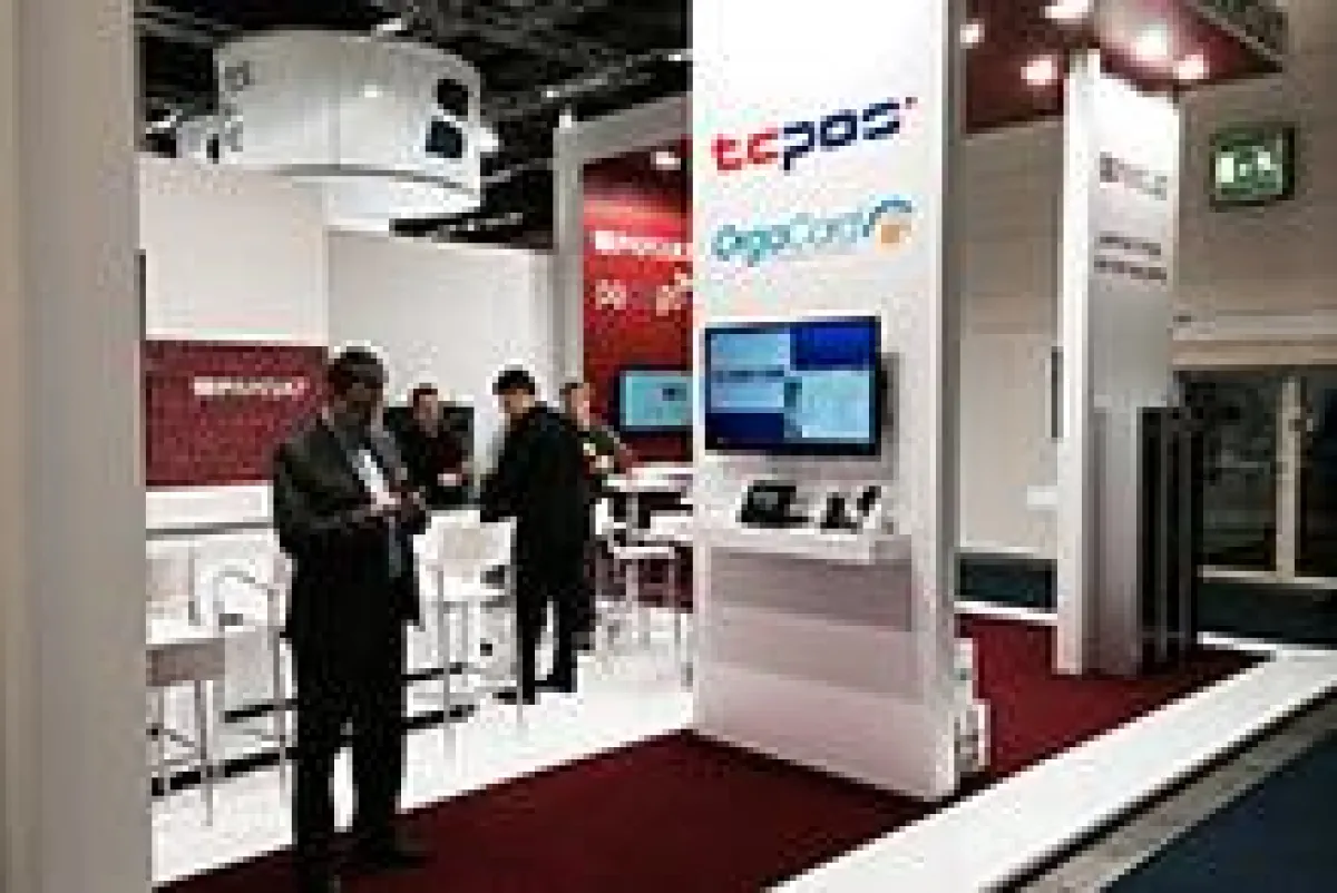 Messestand von Paycult, TCPOS und OrgaCard auf der Internorga 2014