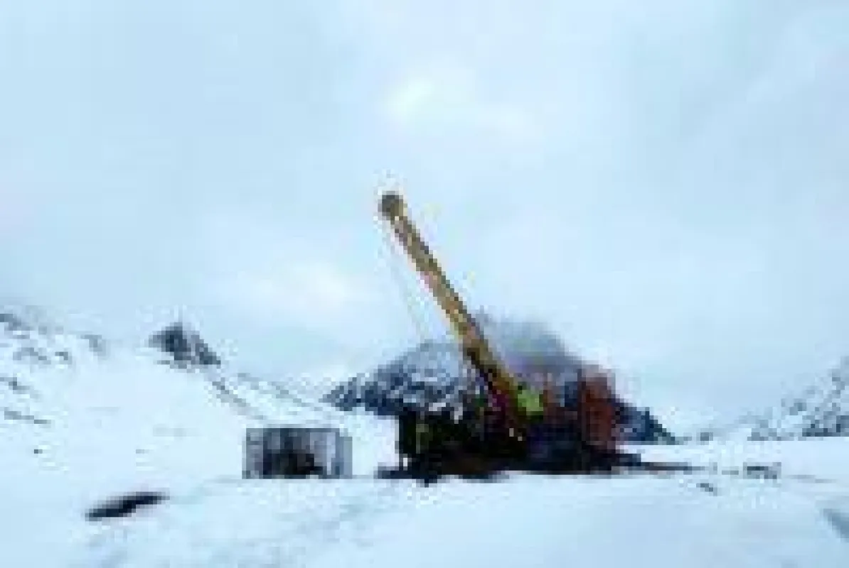 Bohrung auf dem Estelle-Projekt; Foto: Nova Minerals
