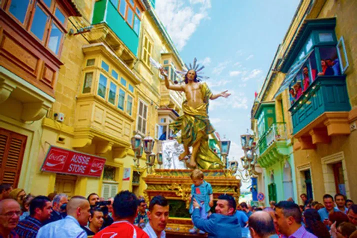 Bild: Osterfeierlichkeiten auf den maltesischen Inseln