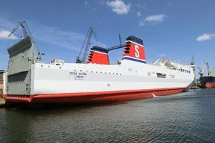 Bild: Inbetriebnahme der Stena Alegra auf der Strecke Karlskrona - Gdynia