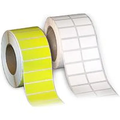 Bild: Bedruckbare Etiketten auf Rolle für Thermotransferdrucker und Thermodirektdrucker