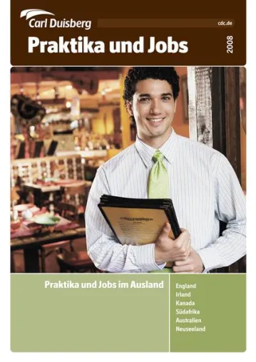 Bild: „Praktika und Jobs im Ausland 2008“: Broschüre der Carl Duisberg Centren mit neuen Highlights erschienen