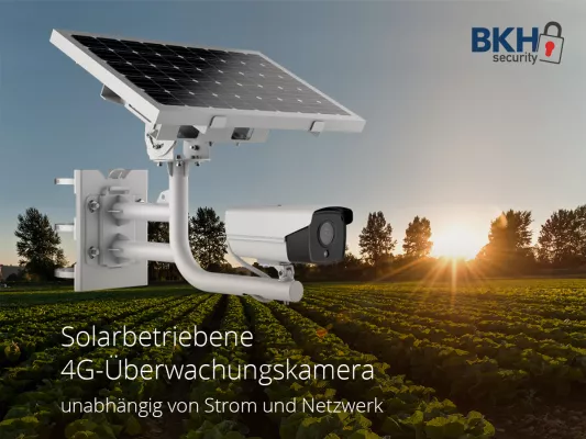 Bild: Überwachungskamera in 4G mit Solarenergie