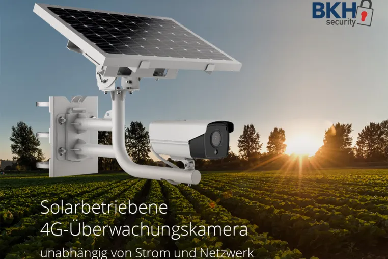 Bild: Überwachungskamera in 4G mit Solarenergie