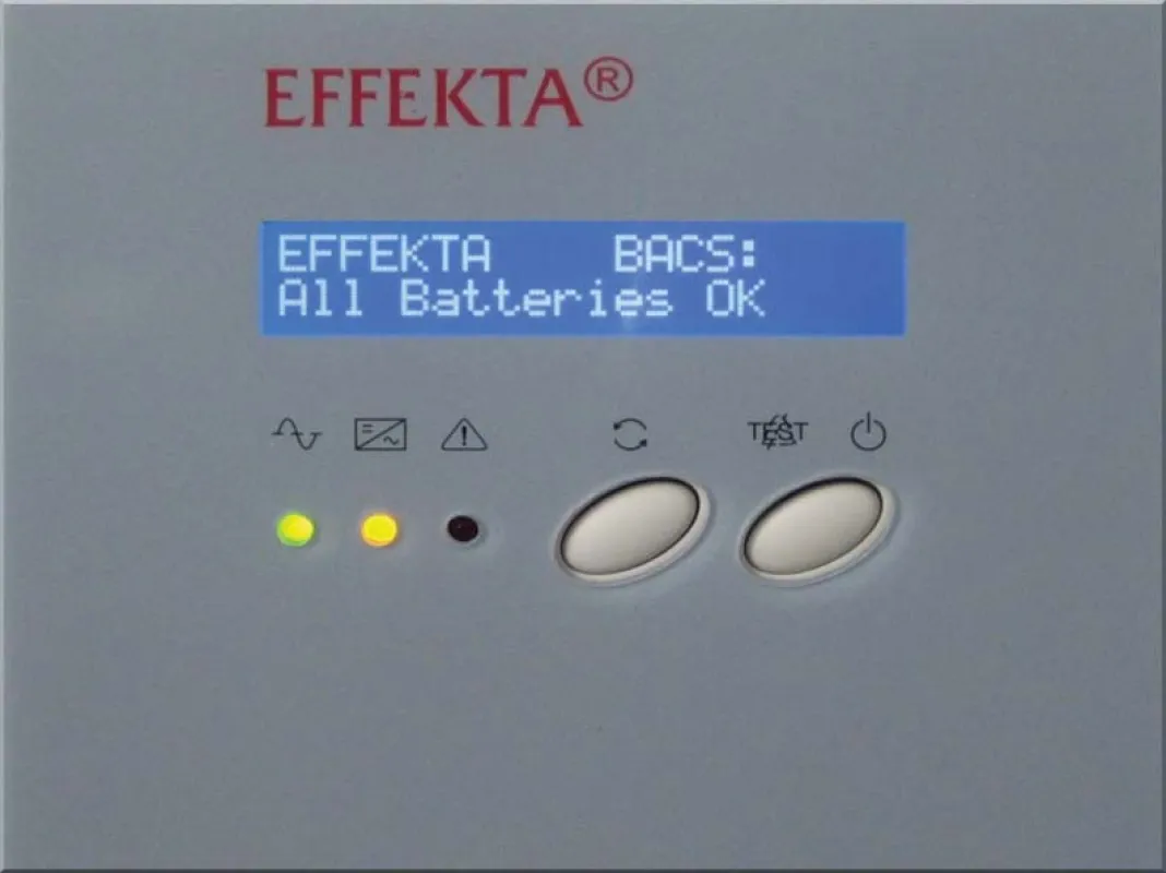 Das Batteriemanagement BACS überwacht die Batterien einer USV-Anlage.