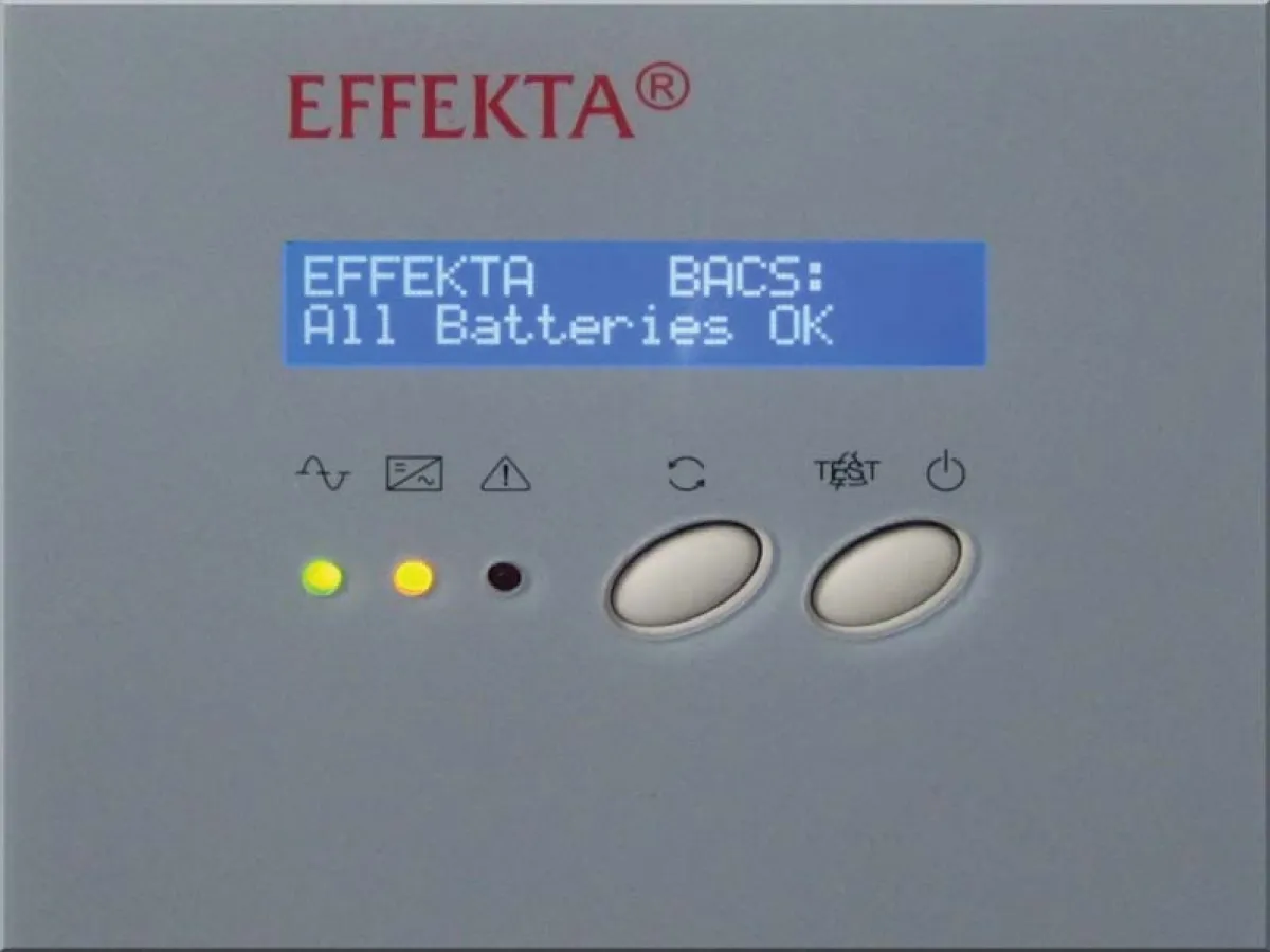 Das Batteriemanagement BACS überwacht die Batterien einer USV-Anlage.