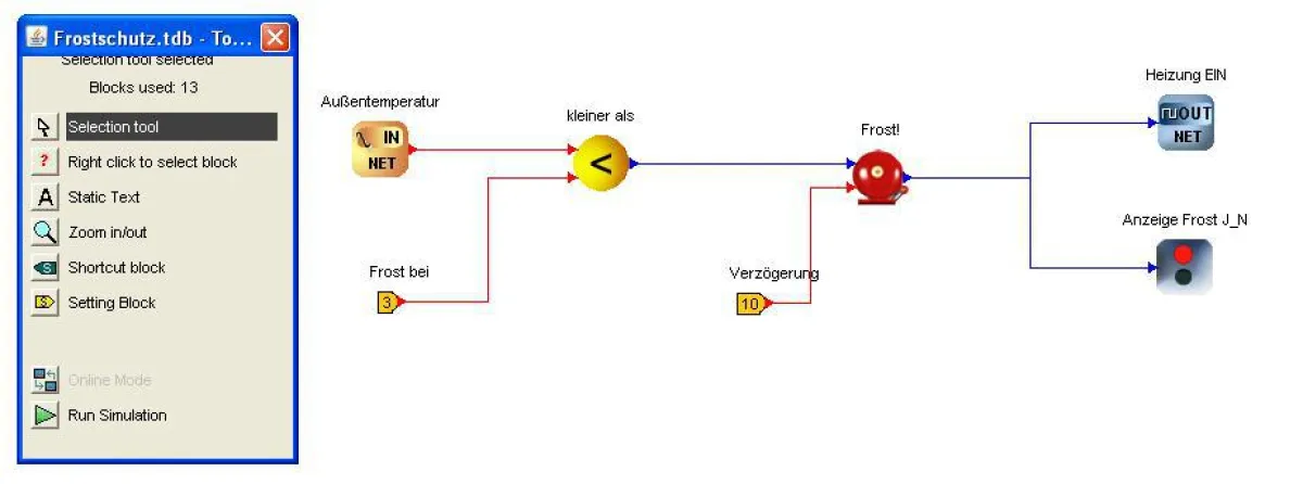 Einfaches Programm zum Frostschutz