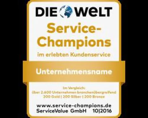 Bild: Service-Champions 2016: Bei wem erleben die Kunden den besten Service?