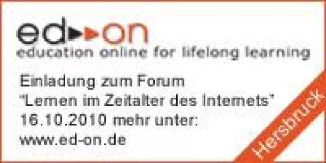 Bild: Erstes ed-on Forum „Lernen im Zeitalter des Internets“