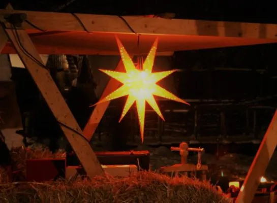 Wintermarkt im Slawendorf Brandenburg Bild: Wintermarkt im Slawendorf Brandenburg