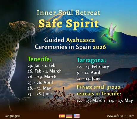 Bild: Retreats für Selbsterkenntnis: Safe Spirit kündigt Termine 2026 auf Teneriffa und nahe Barcelona an