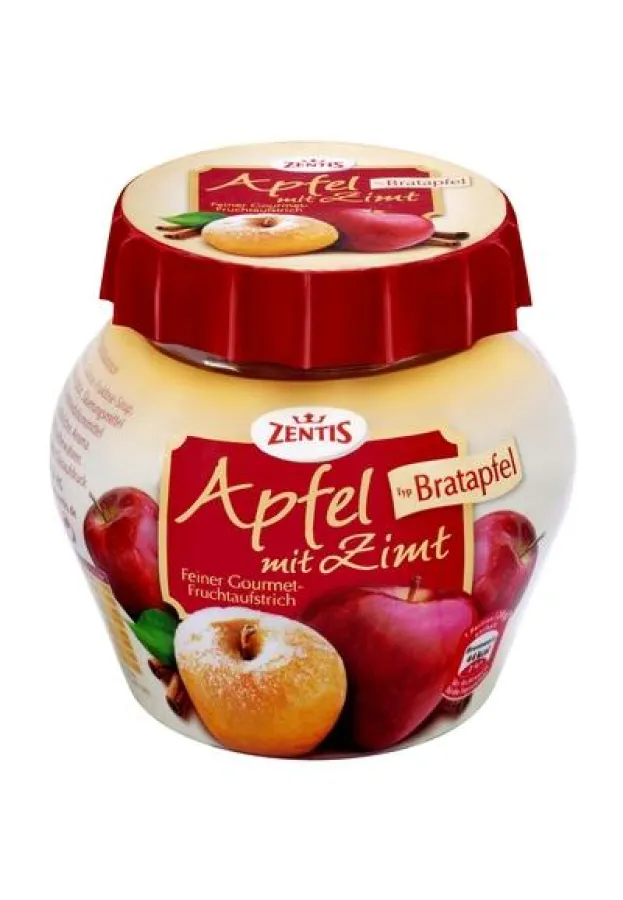 Eine der neuen Saisonsorten von Zentis: Apfel-Zimt mit feinem Bratapfelgeschmack.