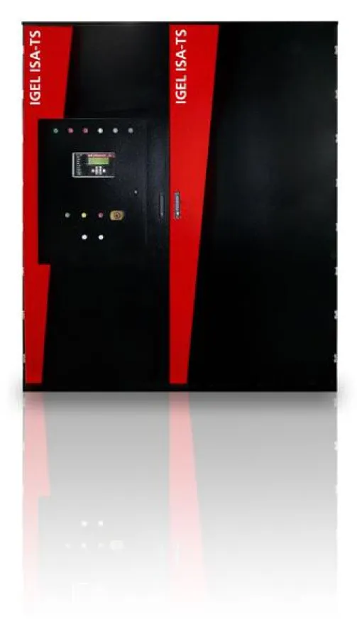 Der Sanftanlasser ISA-TS von IGEL Electric benötigt nur 50% des Platzes eines leistungsgleichen Freq