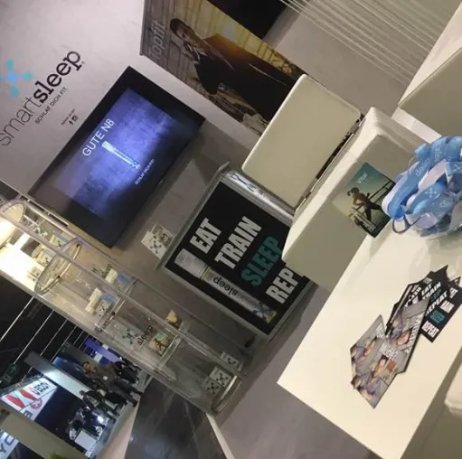 Bild: smartsleep® als eine der 11 Top-Innovationen auf der FIBO 2017 ausgezeichnet.