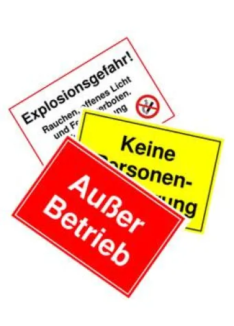 COROSTOC Warn- und Hinweisschilder = Magnetschilder mit Aussagekraft Bild: COROSTOC Warn- und Hinweisschilder = Magnetschilder mit Aussagekraft