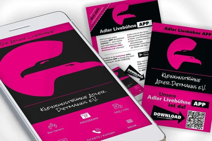 Bild: Die brandneue "Adler Livebühne APP" ist da!