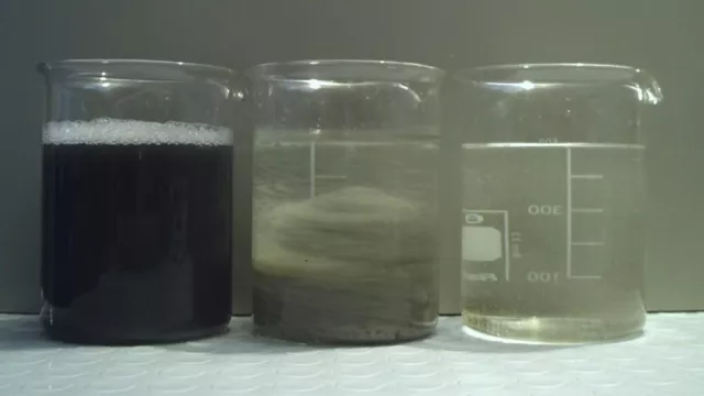 Bild: Neue, salzfreie Abwasserreiniger „entölen“ Gleitschleif - Abwasser