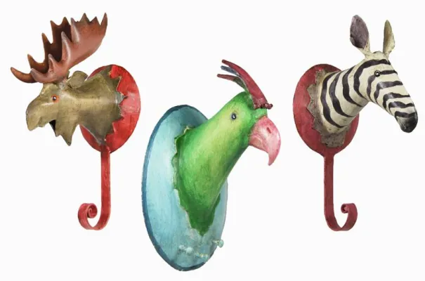 Bild: Mit Wandhaken in Trophäenoptik zum pflegeleichten Haustier