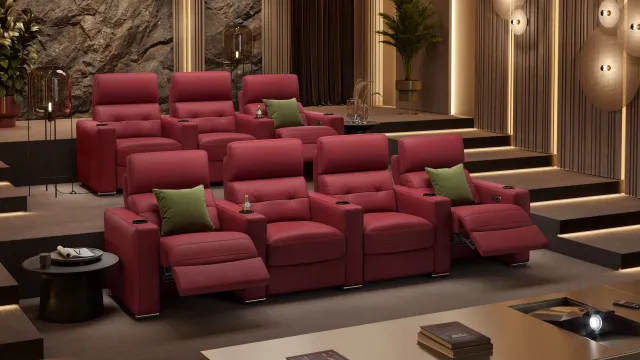 Bild: Der besondere Luxus für Filmliebhaber: Sofanella launcht neues Kinosofa Bari