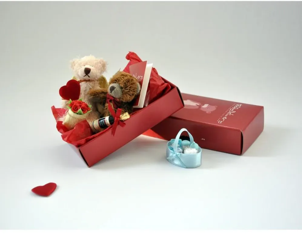 Die Teddybotschaft paßt in jeden Briefkasten.