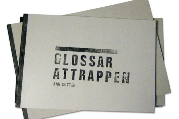 Bild: Das Ausnahmeprojekt - Glossarattrappen von Ann Cotten