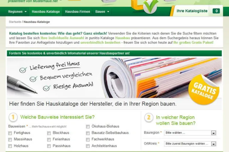 Bild: Musterhaus.net IPB GmbH baut aus – neues Portal hausbau-kataloge24.de geht online