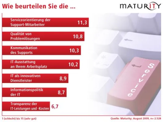Bild: IT-Anwender-Umfrage - Preistransparenz und Prozesse schneiden schlecht ab