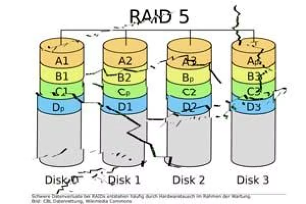 Bild: Hardwaretausch im Rahmen der Wartung kann RAID-Datenverlust verursachen