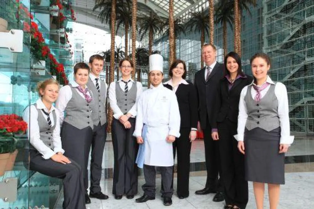 Neue Auszubildende im Kempinski Hotel Airport München