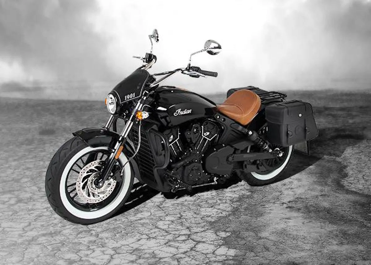 INDIAN Scout mit Zubehör von Hepco&Becker