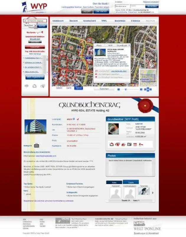 Hypo Real Estate auf WhatsYourPlace