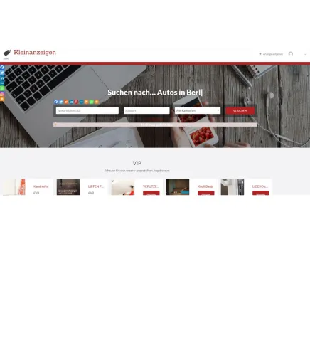 Kostenlose Kleinanzeigen und Bekanntmachungen - Ihr Portal für die Region Bild: Kostenlose Kleinanzeigen und Bekanntmachungen - Ihr Portal für die Region