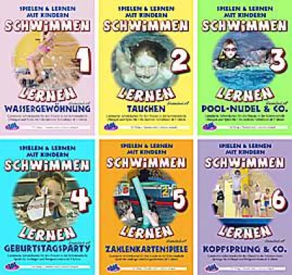 Schwimmen lernen für Kinder ab 4 - mehr Spaß durch Übungskarten Bild: Schwimmen lernen für Kinder ab 4 - mehr Spaß durch Übungskarten