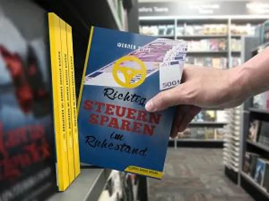 Bild: Neues Buch von Werner Siepe: Richtg Steuern sparen im Ruhestand